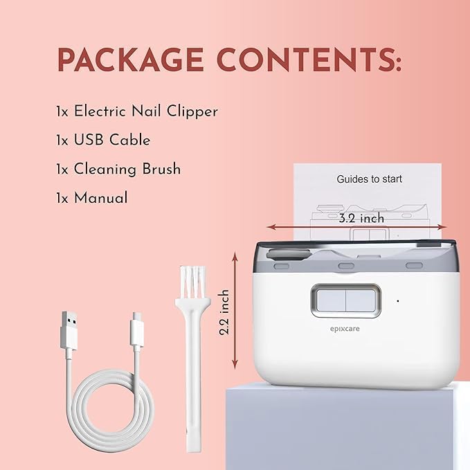 Electric Automatic Nail Clipper Trimmer