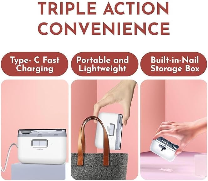 Electric Automatic Nail Clipper Trimmer