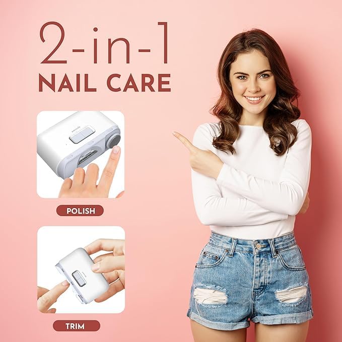 Electric Automatic Nail Clipper Trimmer