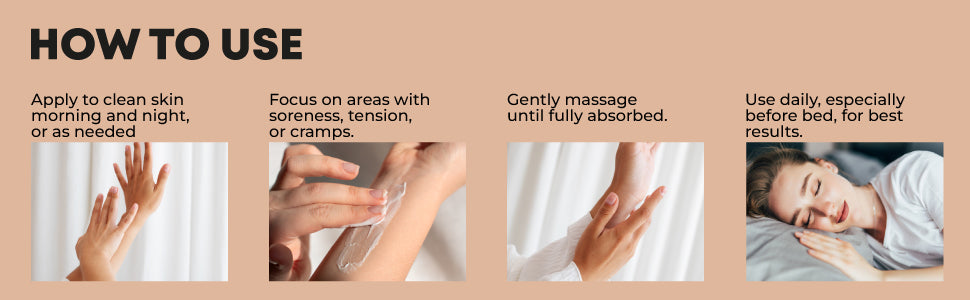 Magnesium Cream for Neuropathy Nighttime Relaxation