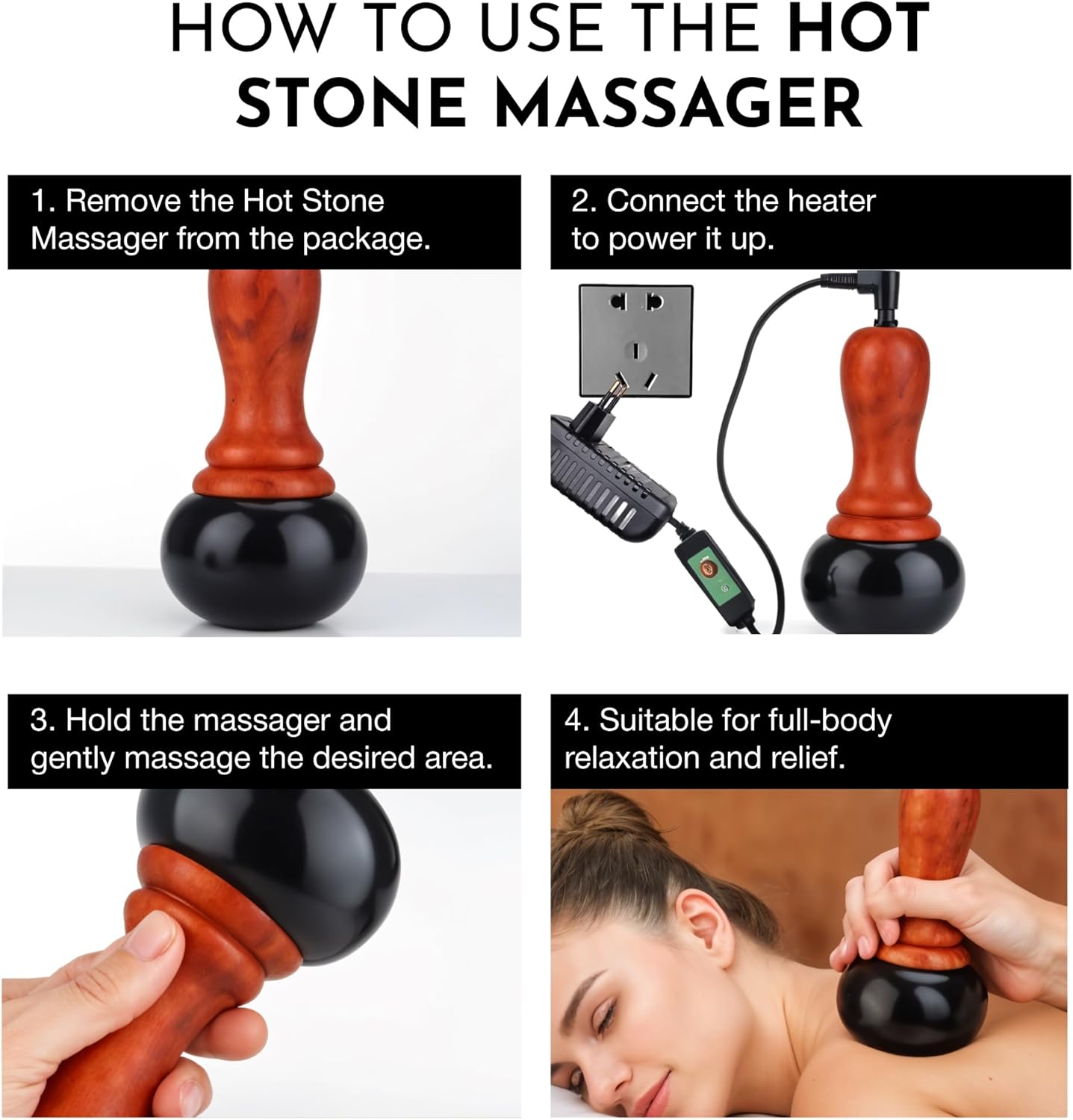 Electric Hot Stone Massager