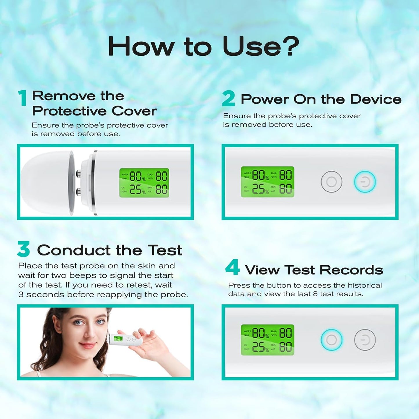 Skin Hydration Tester Monitor