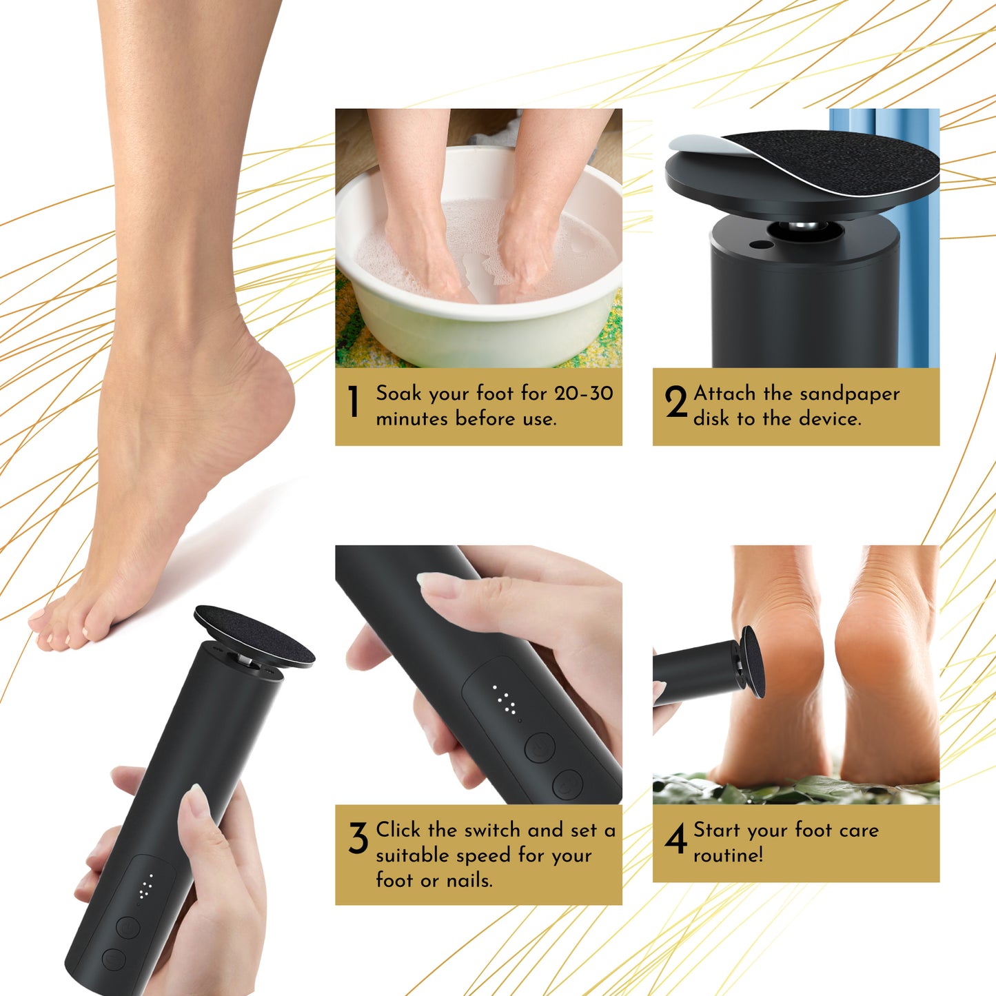 Electric Foot File Callus Remover