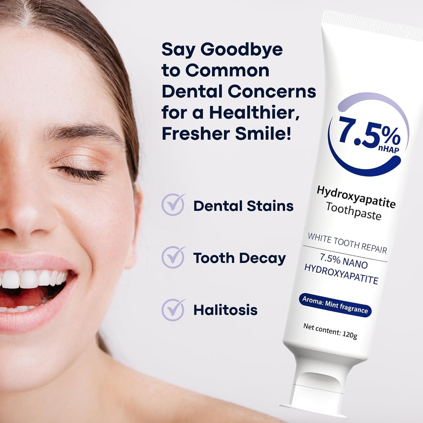 7.5% Nano Hydroxyapatite Toothpaste