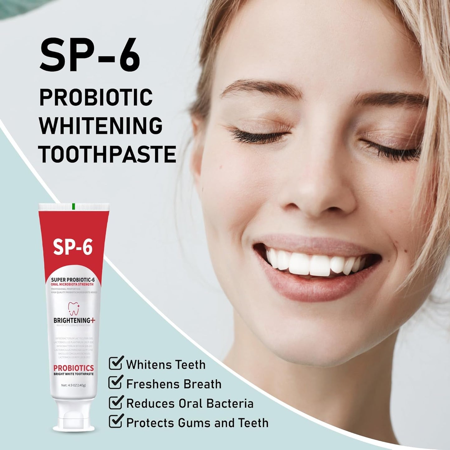 SP-6 Probiotic Whitening Toothpaste (2-pack)