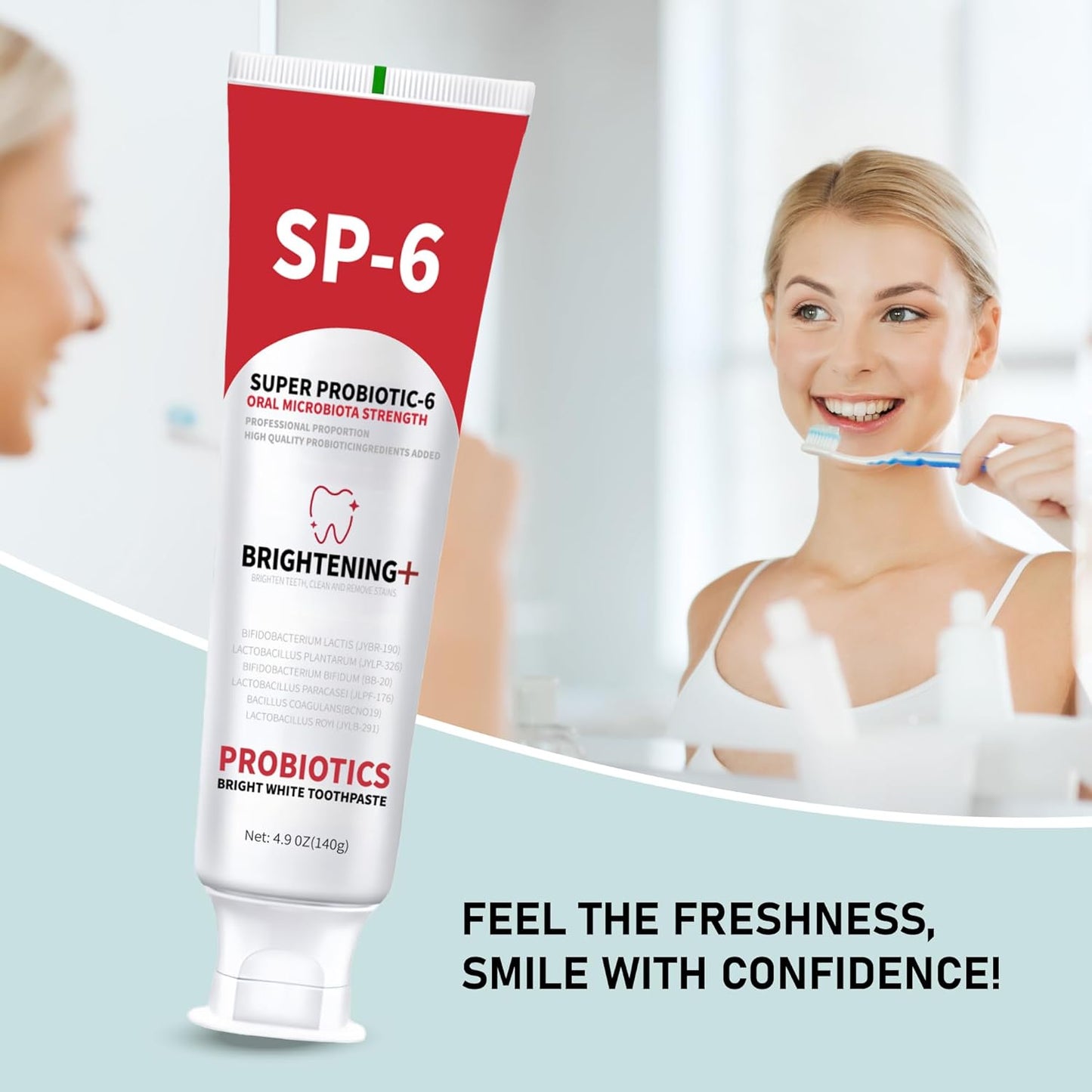 SP-6 Probiotic Whitening Toothpaste (2-pack)