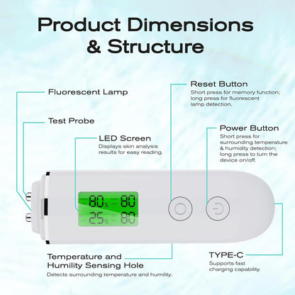 Skin Hydration Tester Monitor