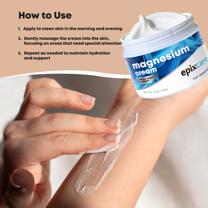 Magnesium Cream for Neuropathy Nighttime Relaxation