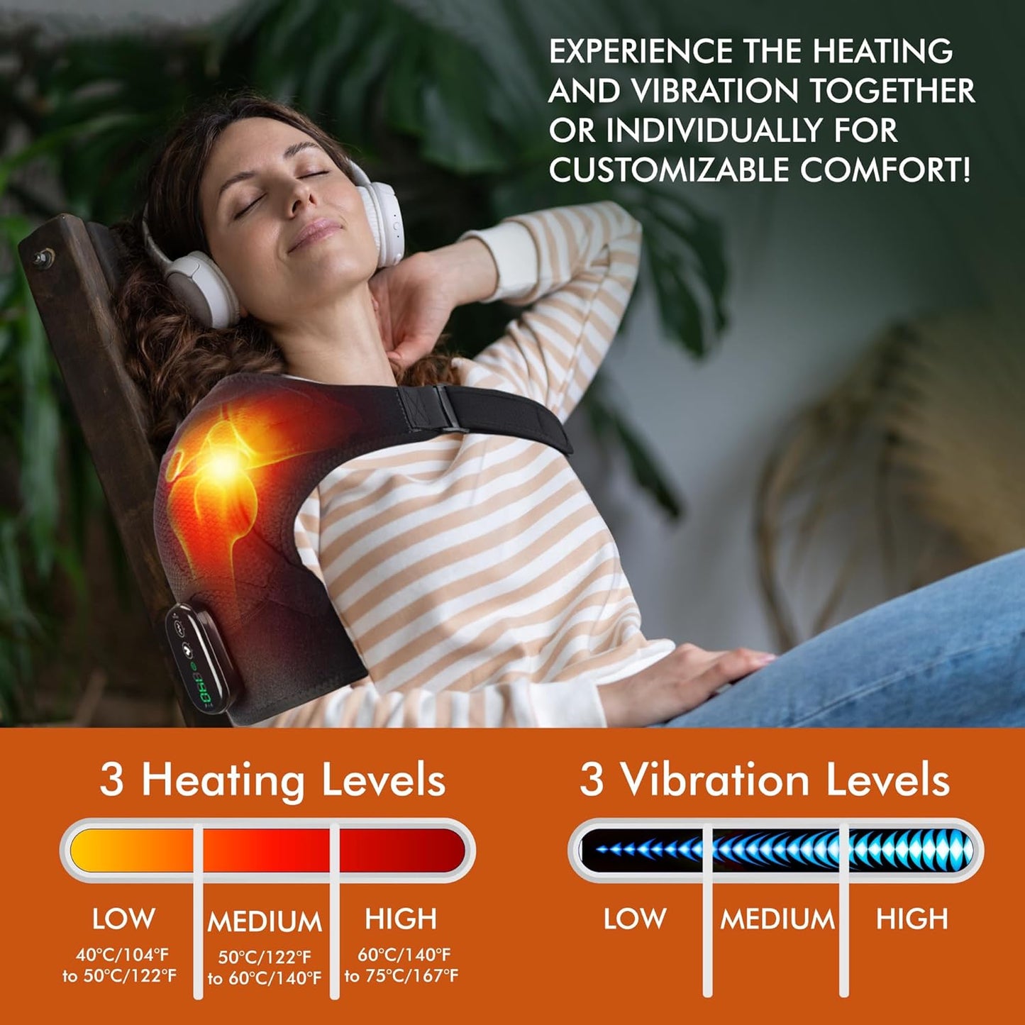 Shoulder Heating Pad with Massage